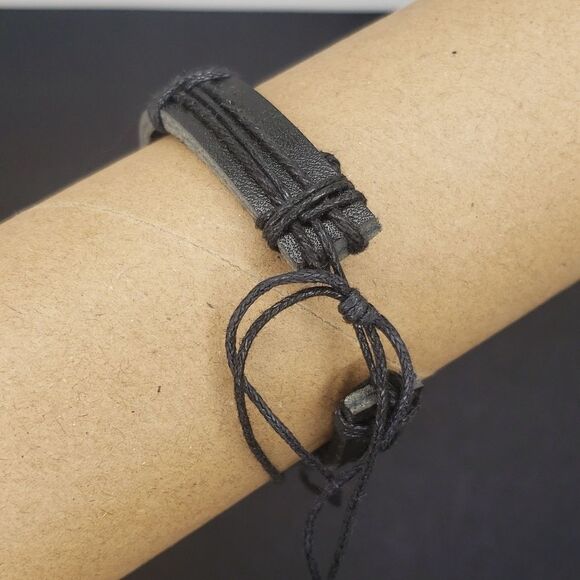 Turtle bracelet with adjustable vegan leather - Picture 2 of 3